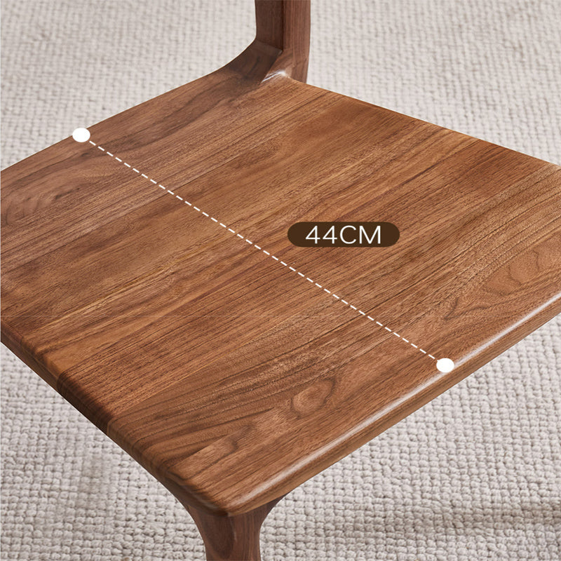 North American black walnut solid wood dining chair