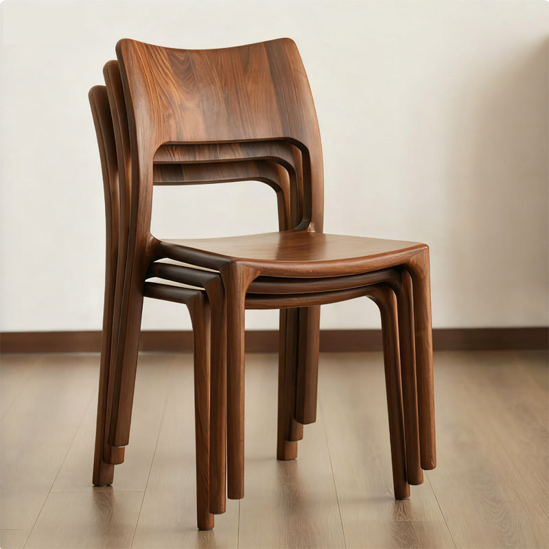 North American black walnut solid wood dining chair