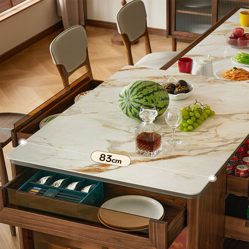 Black walnut solid wood bar