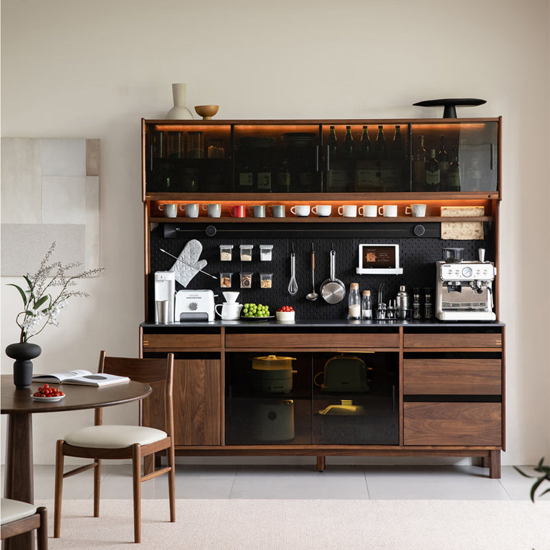 North American black walnut cabinet storage cabinet