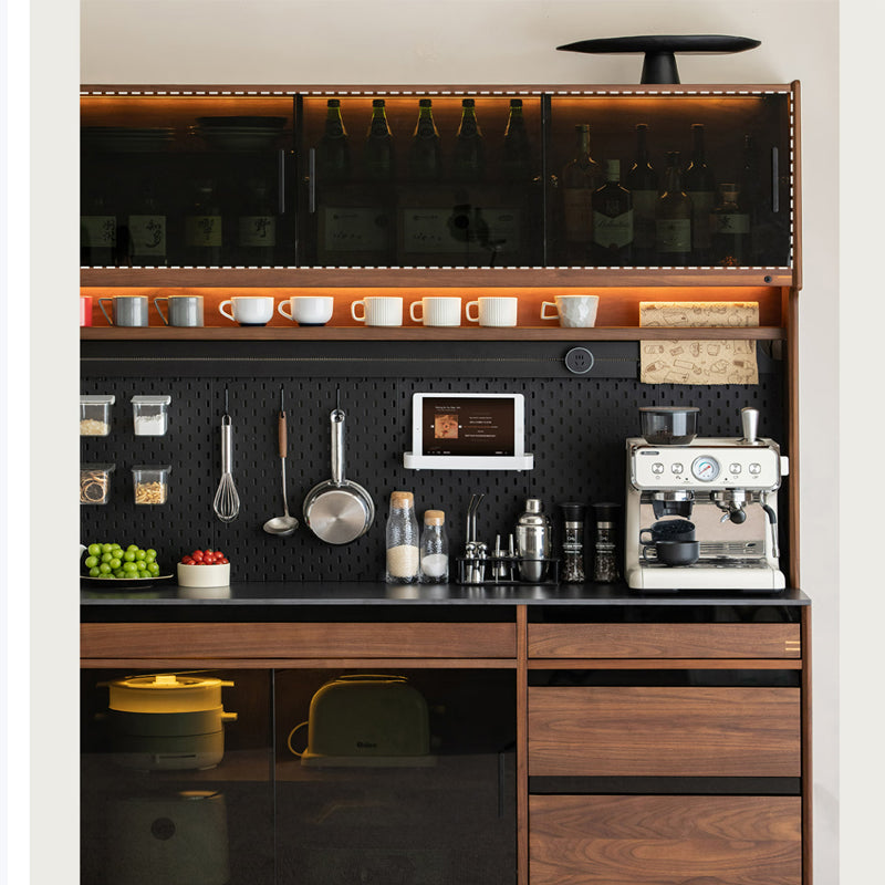 North American black walnut cabinet storage cabinet