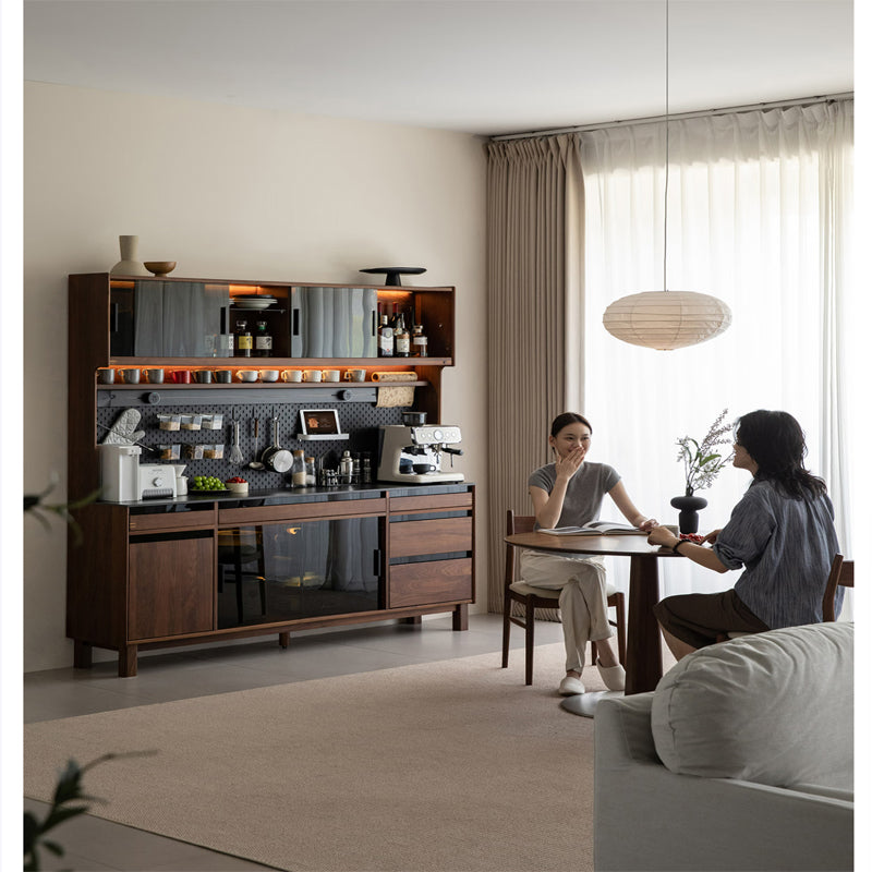 North American black walnut cabinet storage cabinet